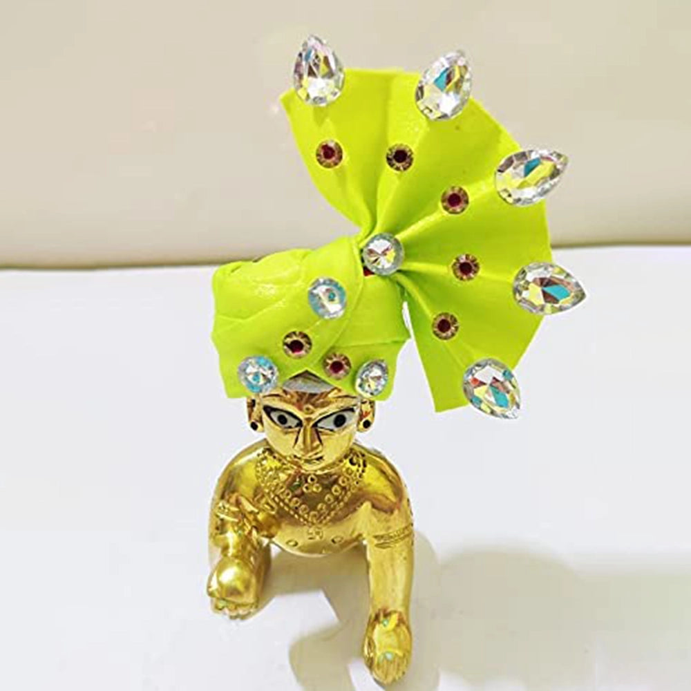 Gopal Krishna Laddu Gopal Pagdi Mukut Set